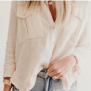 Carly Jean linen top